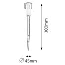 Rábalux 8366 Solar 1 kült lámpa LED 0,1W inox IP44