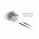 Omu system PCL2024 vezetékösszekötő 2 x 0,2-4mm2 sodrott és tömör vezetékhez push-in csatlakozó