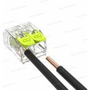 Omu system PCL2024 vezetékösszekötő 2 x 0,2-4mm2 sodrott és tömör vezetékhez push-in csatlakozó