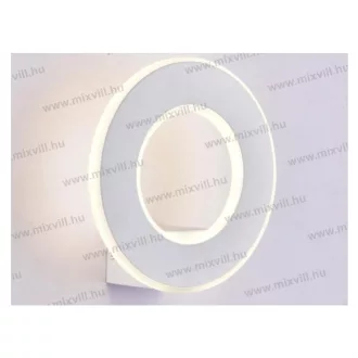   V-TAC SKU-8226 beltéri kerek fehér fali led lámpa 9W 990lm 4000k semleges fehér IP20