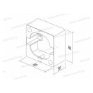 Ekonomik kiemelő keret fehér AE30PW(24159)