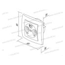 EKO TV aljzat végzárós 2dB fehér KE11PW(17465)