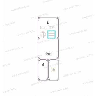 CSATÁRI PLAST PVT 3090 CSF50 Modul szekrény (CSP21.C092)