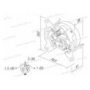 EKO SAT-TV-R aljzat végzárós fehér 3dB KE16PW(17549)