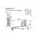XBS RVK-124 Végálláskapcsoló IP40 görgős hosszú