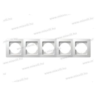 Ekonomik ötös keret vízszintes fehér OE50PW 27413