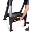 Keter ROC Pro Gear összecsukható fűrészbak fekete lumberjack 257188 238271 utódja könnyű