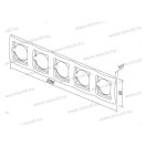 Ekonomik ötös keret vízszintes ezüst OE50ES, 27415