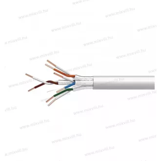   FTP CAT.6A 4x2xAWG23 LSZH adatátviteli vezeték tömör 500m/doboz 10Gigabit 500MHz S9320