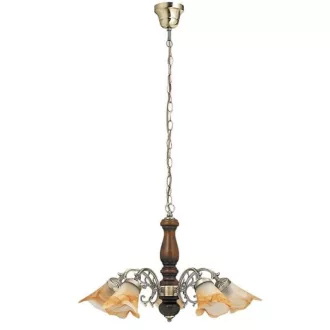   Rábalux 7095 Rustic3 5ágú csillár E14 5x40W bronz-dió ("A++"-"E" energiaosztály)