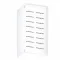 Omu system FEF192RBS 192 modulos (2x8x12) falon kívüli fém elosztószekrény fehér IP30 RAL9003