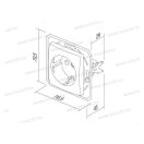 EKO 2+F dugalj betét fekete kerettel 16A 250V VE10NB(17940)