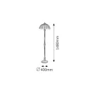Rábalux 8078 Marvel álló lámpa E27 2x60W tiffany ("A++"-"E" energiaosztály)