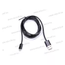 V-TAC SKU-8452 Iphone USB kábel 1,5m fekete MFI tanúsítvánnyal adatkábel