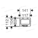 Hensel Mi KL 06 csapófedél IP65