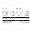 LED mennyezeti lámpa kerek 14W 1000lm IP54 4000k fekete+fehér keret ZM3230 EMOS 2 év garancia