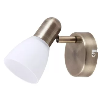   Rábalux 6306 Soma 1-es szpot E14 1x40W bronz opál ("A++"-"E" energiaosztály)