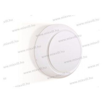   V-TAC SKU-7093 kültéri, kerti oldalfali modern lámpatest fehér kör IP44 aluminium 5W 4000K 560lm V-t