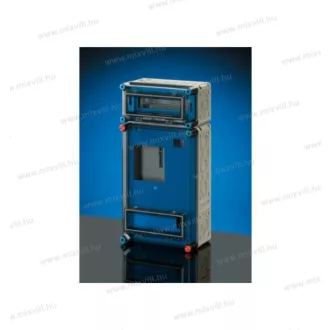   Hensel MI 72312 Fogyasztásmérő-elosztó+csapfedél 1F mérőnek 300x600x185mm MI72312