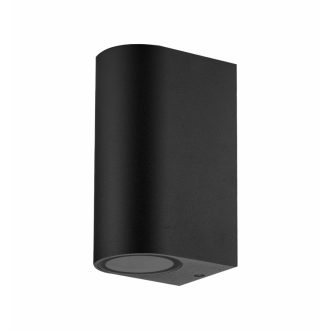   OMU Lighting SPK-GU10-IP54-K2-F 2xGU10 spot kültéri fali lámpatest íves fekete fel-le világít