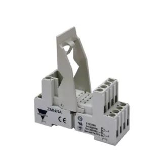   Carlo Gavazzi ZMI4NA relé foglalat RMIA reléhez 10A 0,5-2,5 mm² vezeték befogadóképesség, kilökőkarral és feliratozólapkával