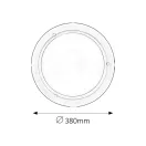 Mennyezeti lámpa Rábalux 5131 Ufo átmérő 380mm E27 2x60W fehér opál