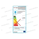 V-TAC SKU-4942 Led panel kerek 29W IP20 6500K 2800lm 200mm tápegységgel V-TAC