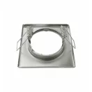 OMU Lighting SPB-GU10-IP20-S-SFM matt króm szögletes süllyesztett fix spot keret GU10/MR16 IP20 D74