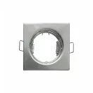 OMU Lighting SPB-GU10-IP20-S-SFM matt króm szögletes süllyesztett fix spot keret GU10/MR16 IP20 D74