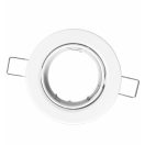 OMU Lighting SPB-GU10-IP20-S-KDW matt fehér kerek süllyesztett dönthető spot keret GU10/MR16 IP20 D8