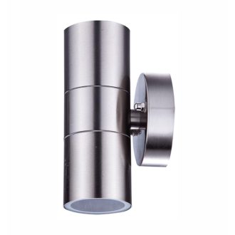   OMU Lighting SPK-GU10-IP54-H2-SS 2xGU10 spot kültéri fali lámpatest rozsdamentes acél inox henger