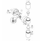 OMU Lighting SPK-GU10-IP54-H2-SS 2xGU10 spot kültéri fali lámpatest rozsdamentes acél inox henger