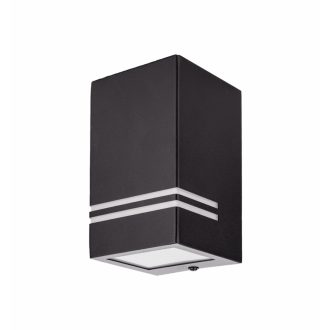   OMU Lighting SPK-GU10-IP44-S1-F 1xGU10 spot kültéri fali lámpa szögletes lefele világít fekete IP44