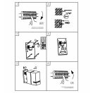OMU Lighting SPK-GU10-IP44-S1-F 1xGU10 spot kültéri fali lámpa szögletes lefele világít fekete IP44