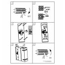 OMU Lighting SPK-GU10-IP44-S2-F 2xGU10 spot kültéri fali lámpatest szögletes fekete fel- levilágító