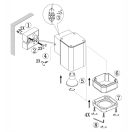 OMU Lighting SPK-GU10-IP54-E1-F 1xGU10 spot kültéri fali lámpa szögletes lefele és oldalra világít f