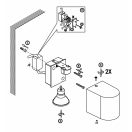 OMU Lighting SPK-GU10-IP54-K1-F 1xGU10 spot kültéri fali lámpatest íves élvilágítós fekete IP54