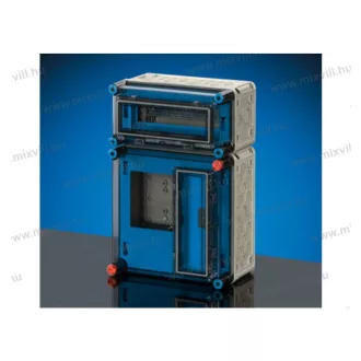   HENSEL MI 72213-S Fogyasztásmérő-elosztó+csapfedél 1F mérőnek 300x450x185 (MI72213S-0)