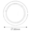Rábalux 5101 Ufo mennyezeti lámpa D29 E27 60W fehér opál