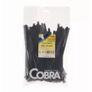 COBRA 962103 nyitható, oldható fekete kötegelő, gyorskötöző 250x7,6mm kábelkötegelő