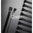 COBRA 962105 nyitható, oldható fekete kötegelő, gyorskötöző 370x3,7mm