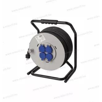   Emos P19220 dobos hosszabbító 4 aljzat 50m 2,5mm2 gumikábellel H07RN-F IP44