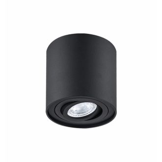   OMU Lighting SPB-GU10-IP20-FK-KDB mennyezeti spot lámpa GU10 foglalattal henger dönthető matt fekete