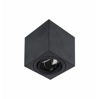   OMU Lighting SPB-GU10-IP20-FK-SDB mennyezeti spot lámpa GU10 foglalattal kocka dönthető matt fekete