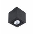 OMU Lighting SPB-GU10-IP20-FK-SDB mennyezeti spot lámpa GU10 foglalattal kocka dönthető matt fekete