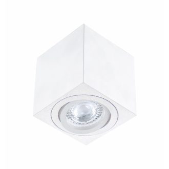   OMU Lighting SPB-GU10-IP20-FK-SDW mennyezeti spot lámpa GU10 foglalat szögletes dönthető fehér IP20