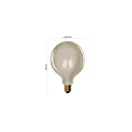 Emos Z74303 Led izzó E27 4W G125 470lm 2200K E energia osztály 320° vil.szög 3év garancia
