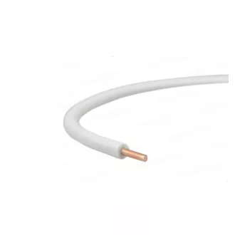 MCU 1x0,5 fehér H05V-U 100m/ tekercs