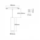MiBoxer MC2-09B-RF 9W CCT függőlámpa függeszték 2.4GHz