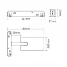 MiBoxer MS5-12B-RF 12W RGB+CCT mágneses spotlámpa 2.4GHz